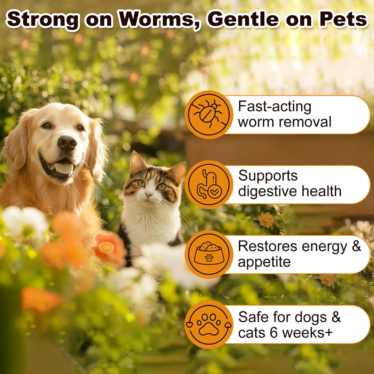 7 Way Dewormer Flavored Chewables for Dogs & Cats, 50 Count J51532