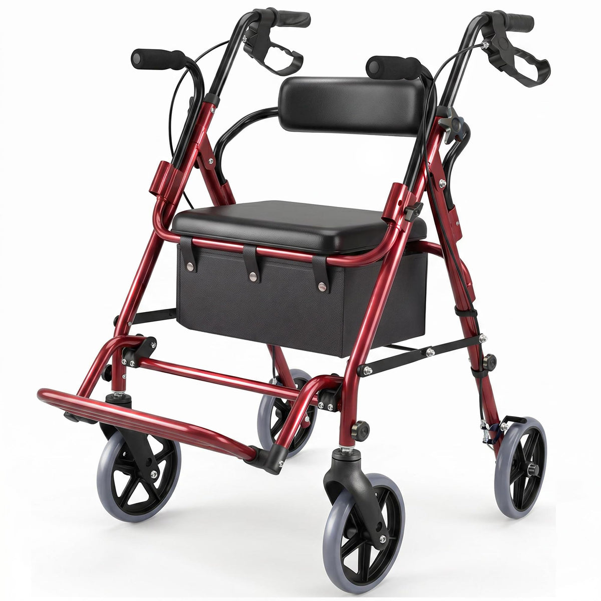 2-in-1 Rollator Walker with Seat M839