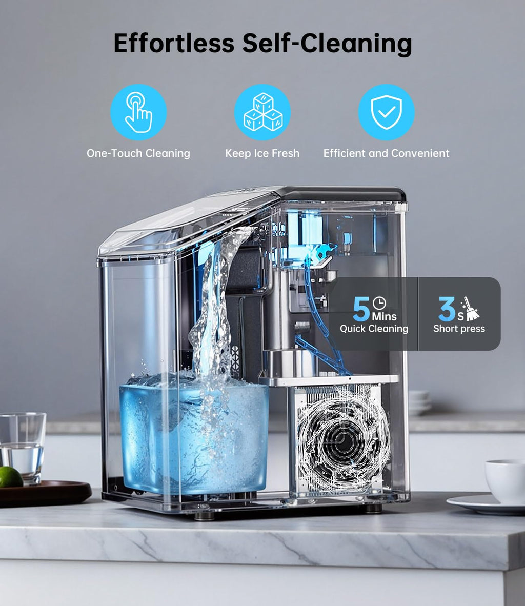 40LBS Nugget Countertop Ice Maker V6142