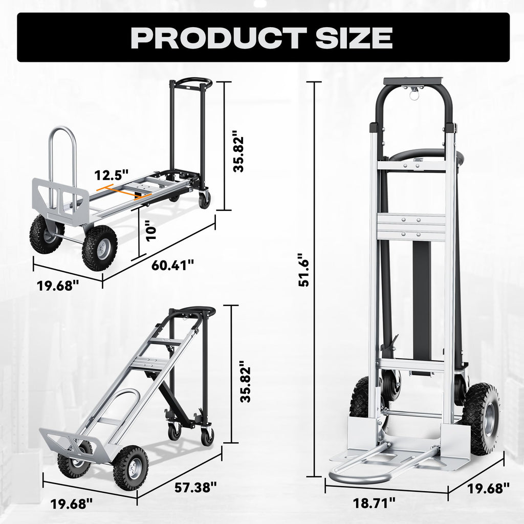 4-in-1 Convertible Dolly Cart S65180