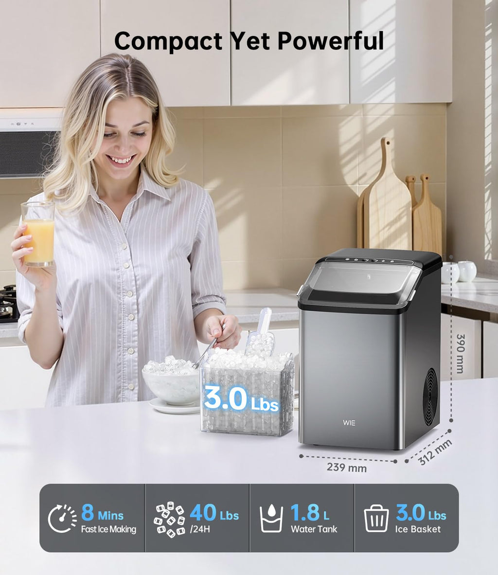 40LBS Nugget Countertop Ice Maker V6142