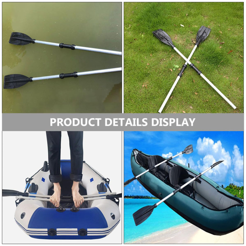 2pcs Adjustable Aluminum Alloy Kayak Paddle Set H53733