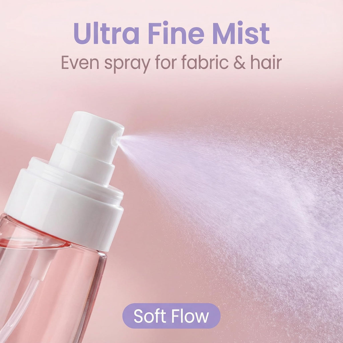 Pink 80ml Refillable Fine Mist Spray Bottle R81283