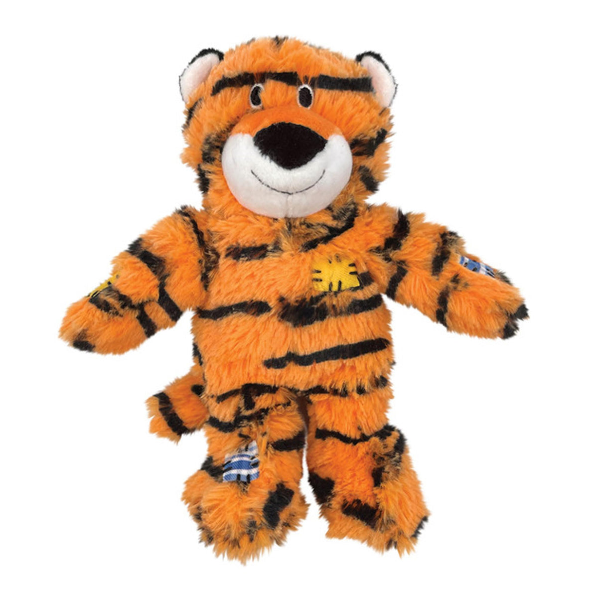 3 Pack Durable Plush Dog Toys with Knotted Rope & Squeaker Q340