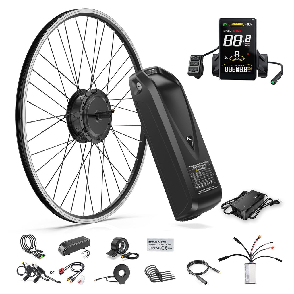48V 500W Front Hub Motor Ebike Conversion Kit T842