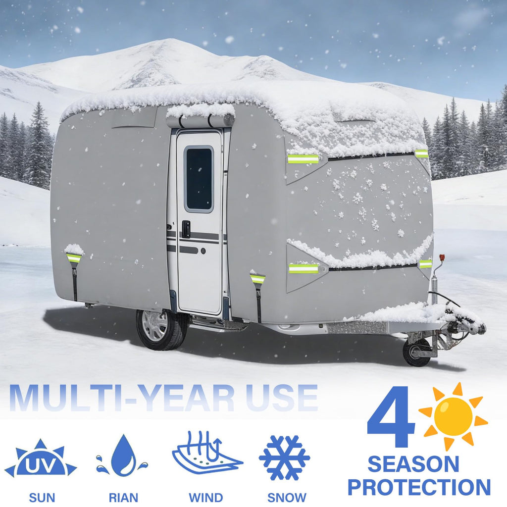 Waterproof Fiberglass Travel Trailer Cover V6449