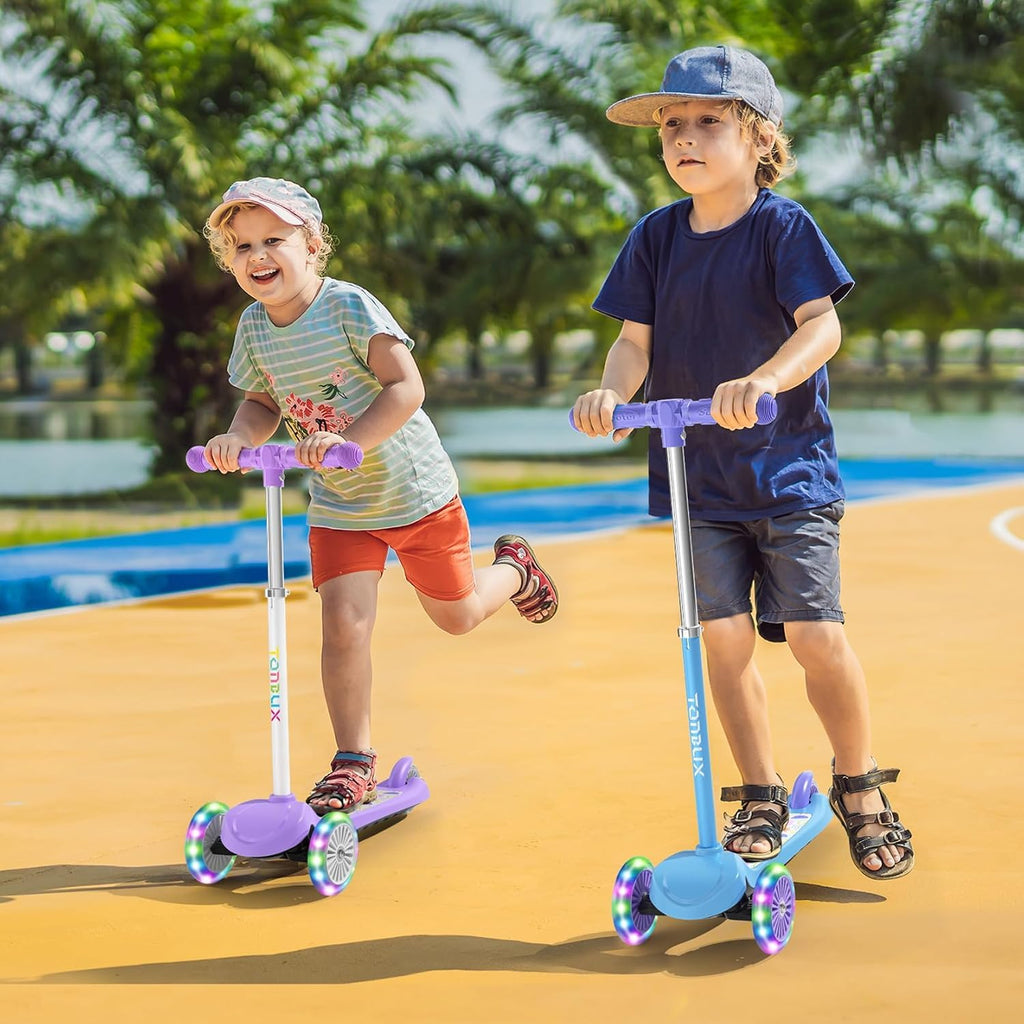 Kids 3-Wheel Scooter with Light-Up Wheels J621