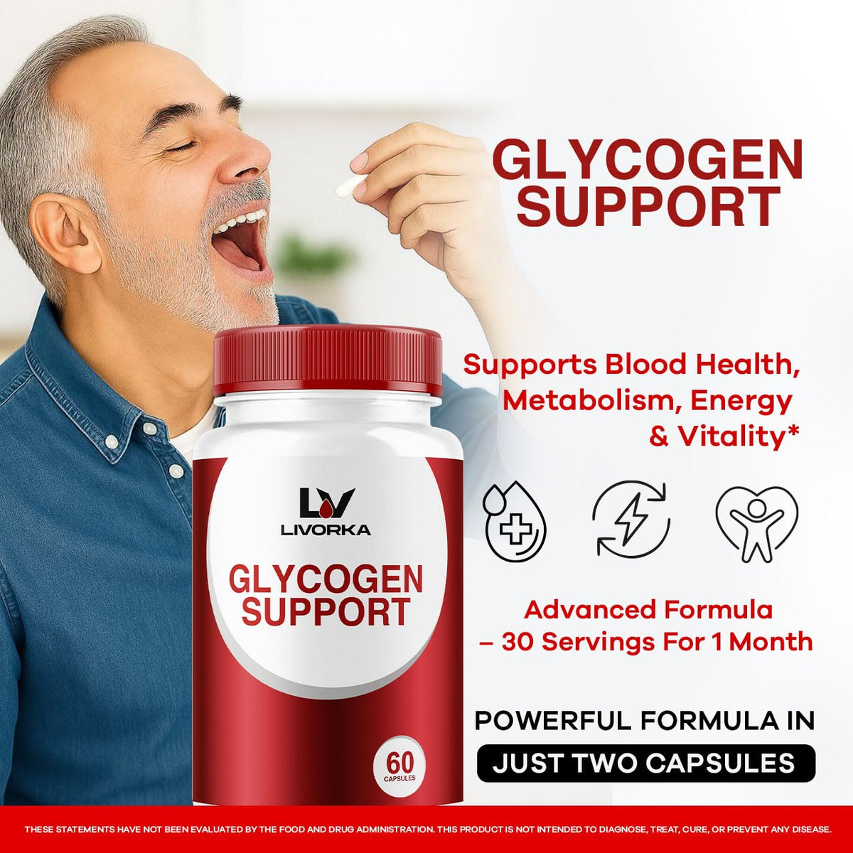3 Pack Glycogen Capsules 90 Capsules G470885