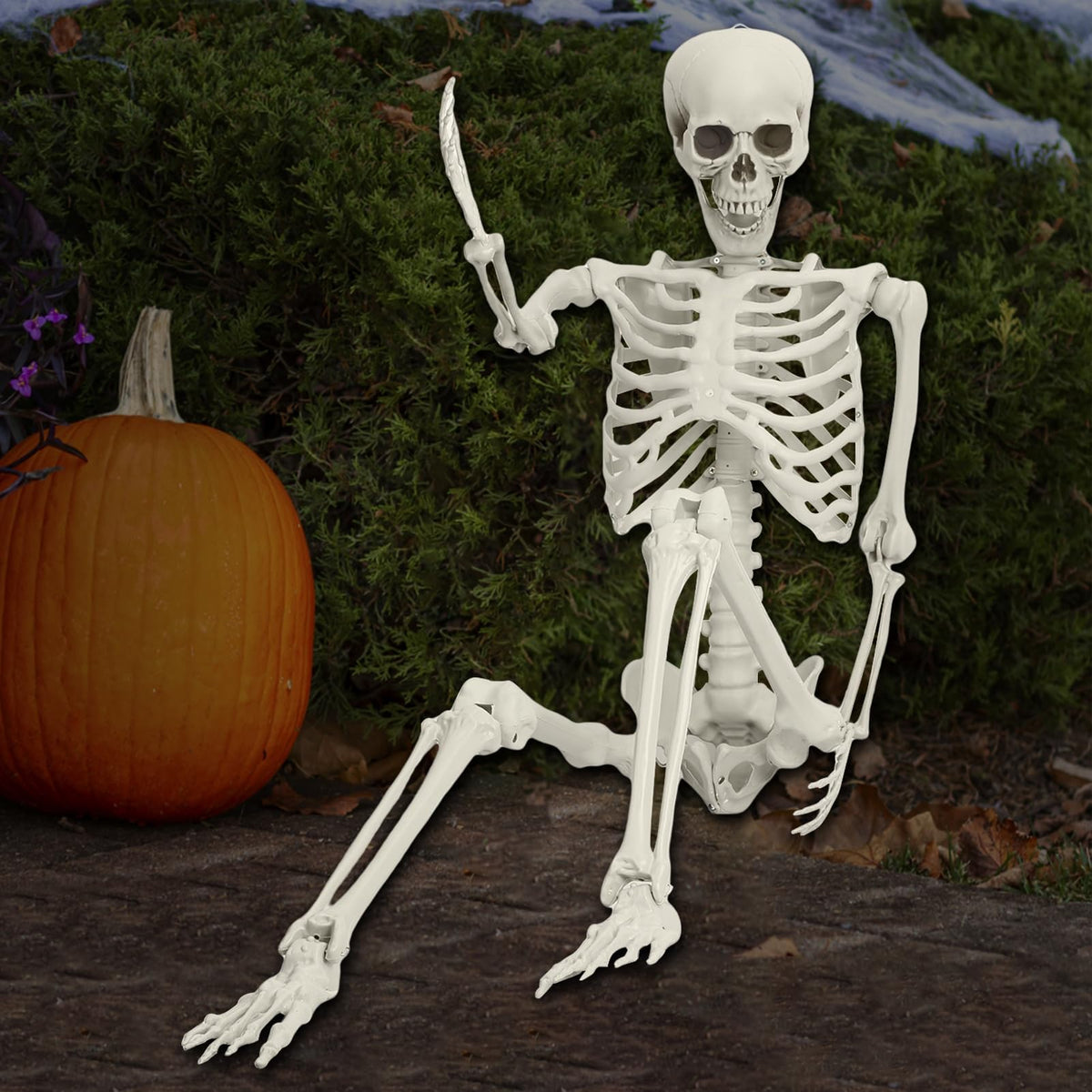 5.4FT Posable Skeleton with Movable Joints G552817