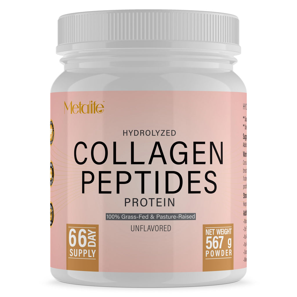 Hydrolyzed Collagen Peptides Powder 20 Oz Unflavored H112