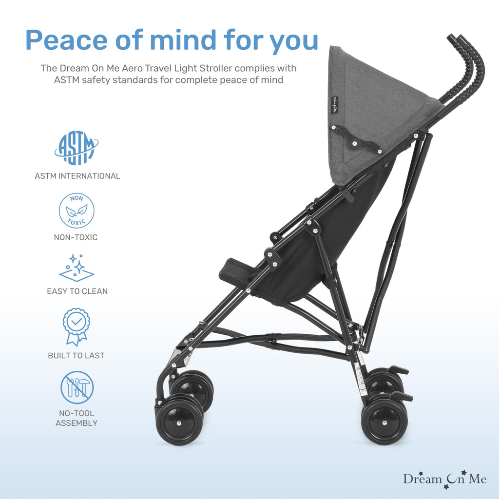 Black Lightweight Umbrella Stroller T21356