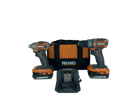 18V Brushless Cordless Hammer Drill and Impact Driver Combo Kit B35621