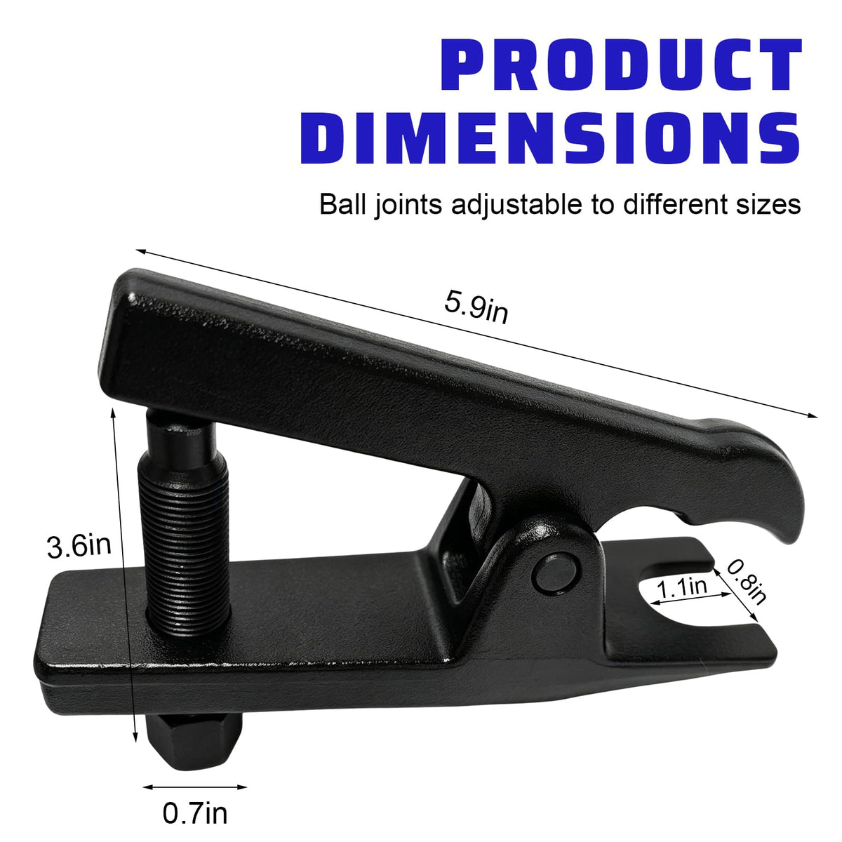 Adjustable Steel Ball Joint Separator Tool K101