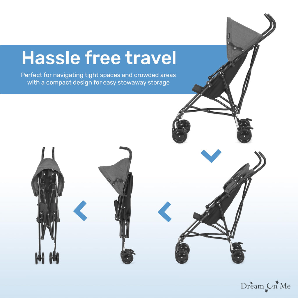 Black Lightweight Umbrella Stroller T21356