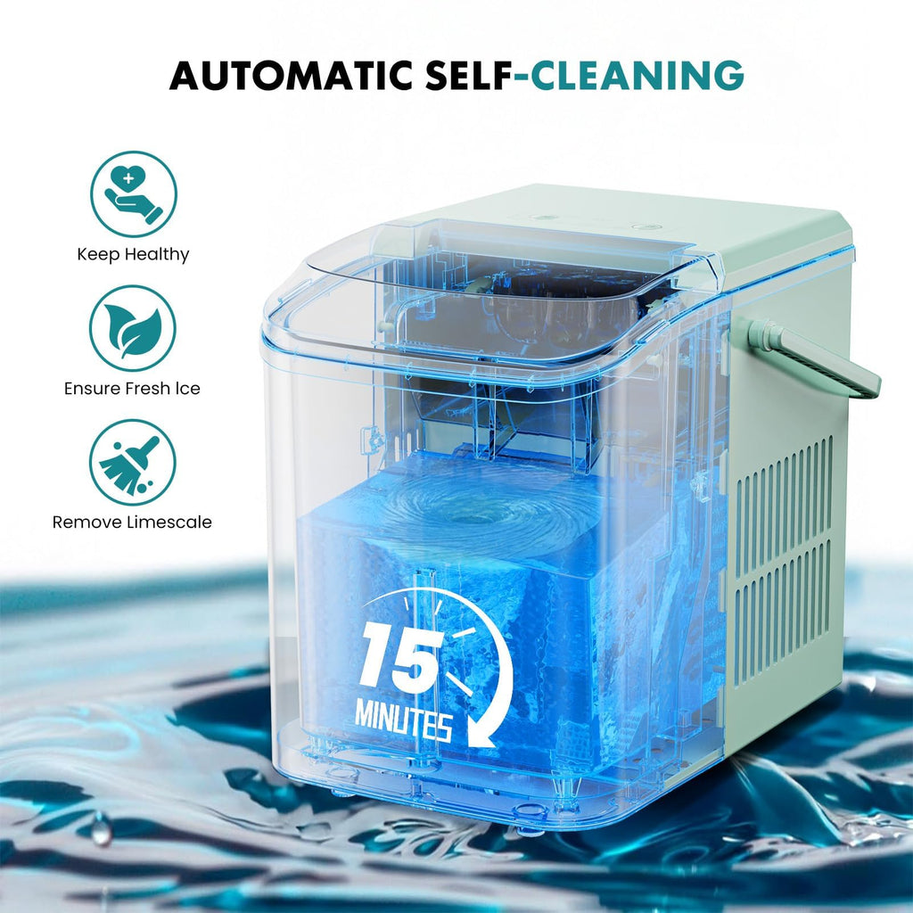 Portable Ice Maker Machine with Handle C462840