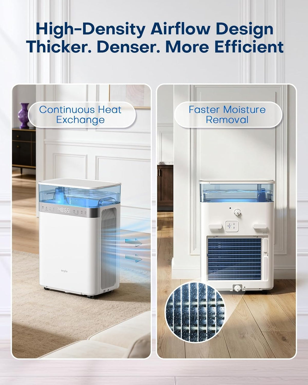 White Dehumidifier with Pump and Hose T629349