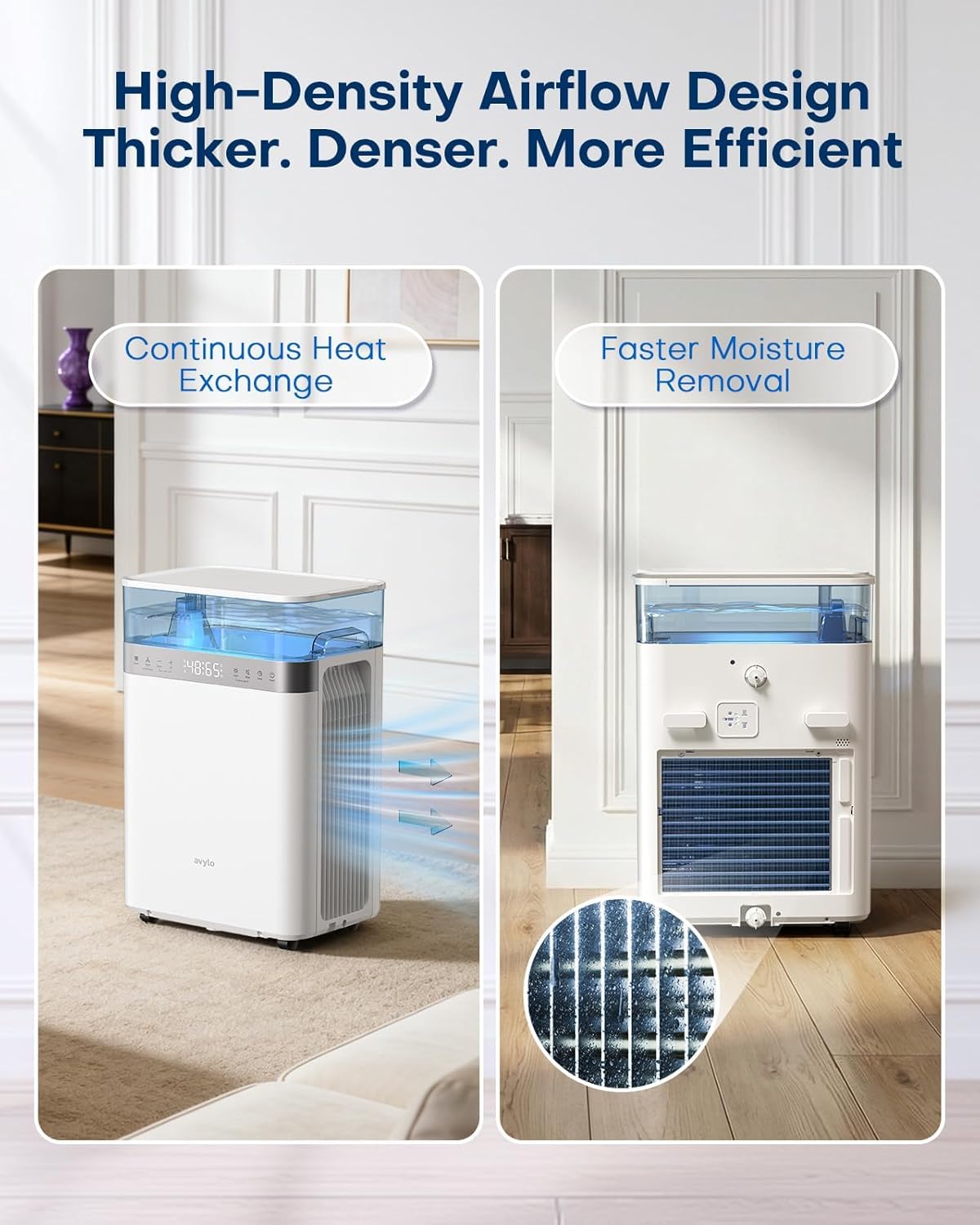 White Dehumidifier with Pump and Hose T629349