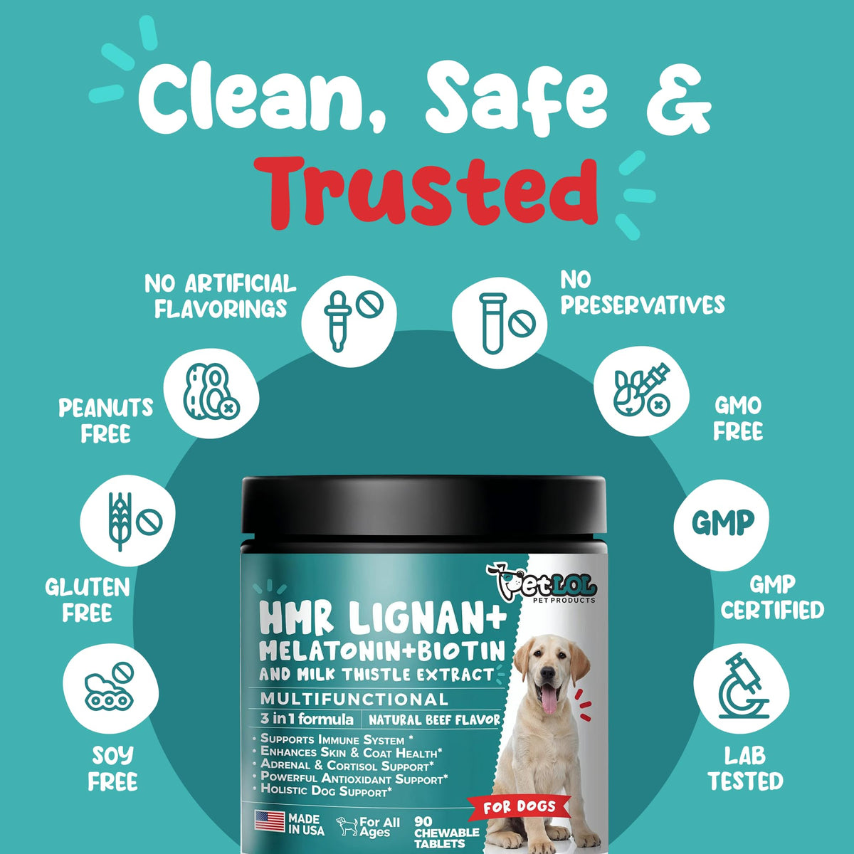 Melatonin, Biotin & Milk Thistle Complex for Dogs G587348