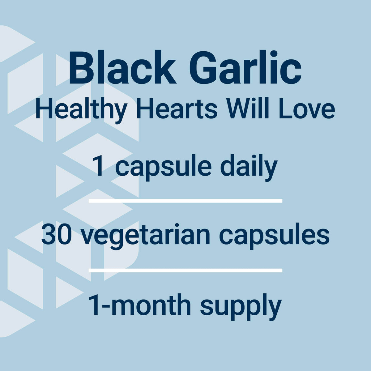 Aged Black Garlic 30 Capsules V58732
