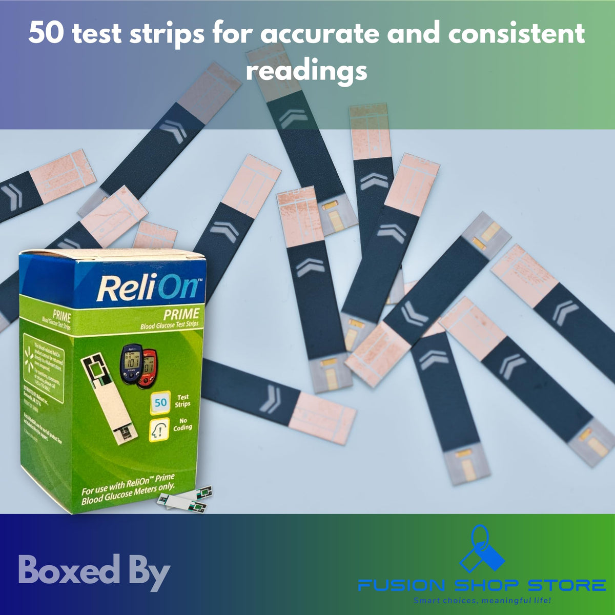 Blood Glucose Test Strips 50Ct L298