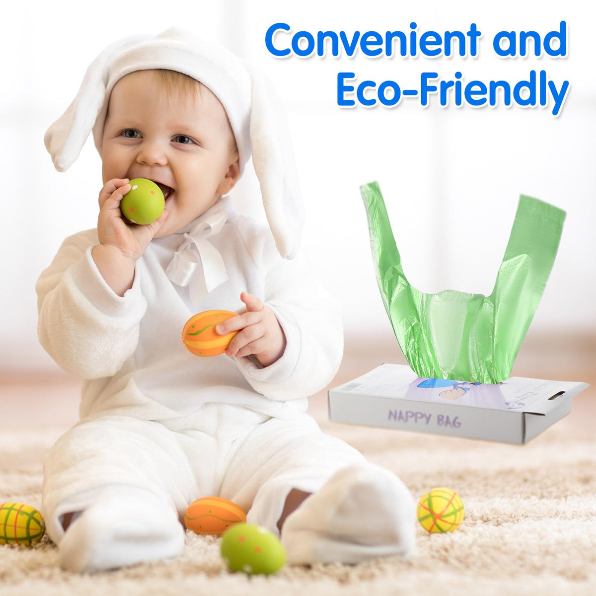1800 Pcs Disposable Diaper Bags Y3413