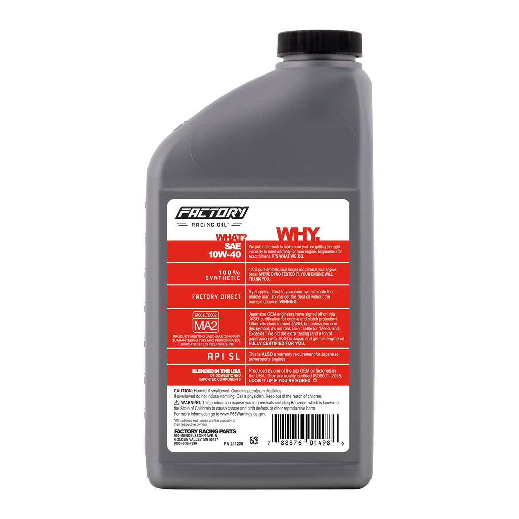 Oil Change Kit compatible with Kawasaki Motorcycles F400339