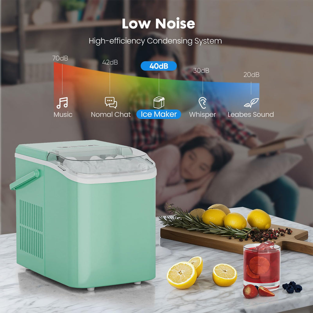 Portable Ice Maker Machine with Handle C462840