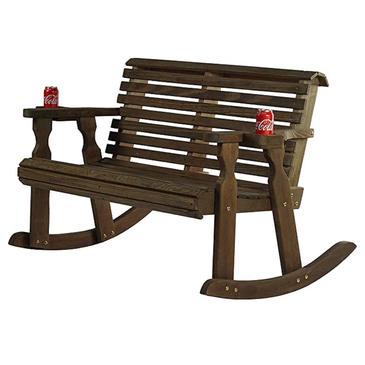 Heavy Duty Double Rocker with Cupholders B504