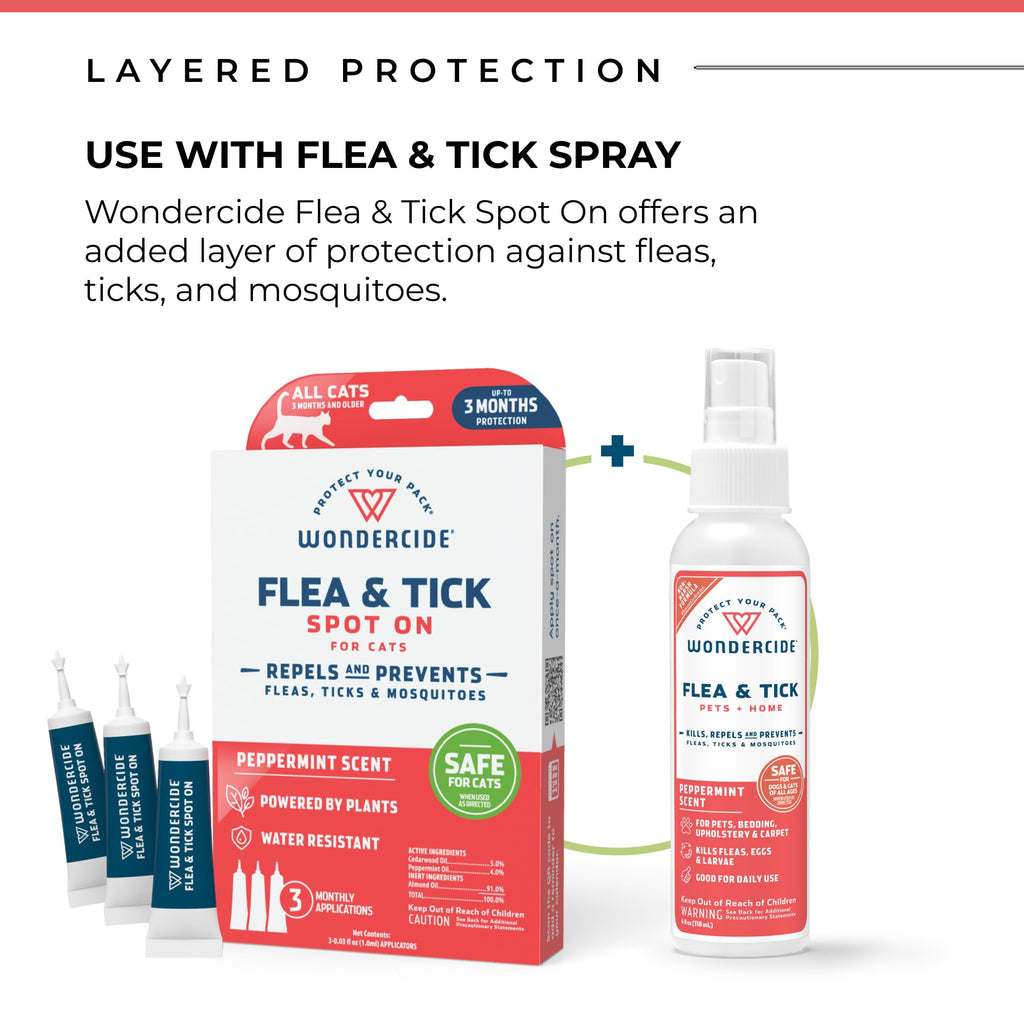 Flea Tick & Mosquito Cat Spot On 3 Tubes of 0.03 oz G9149