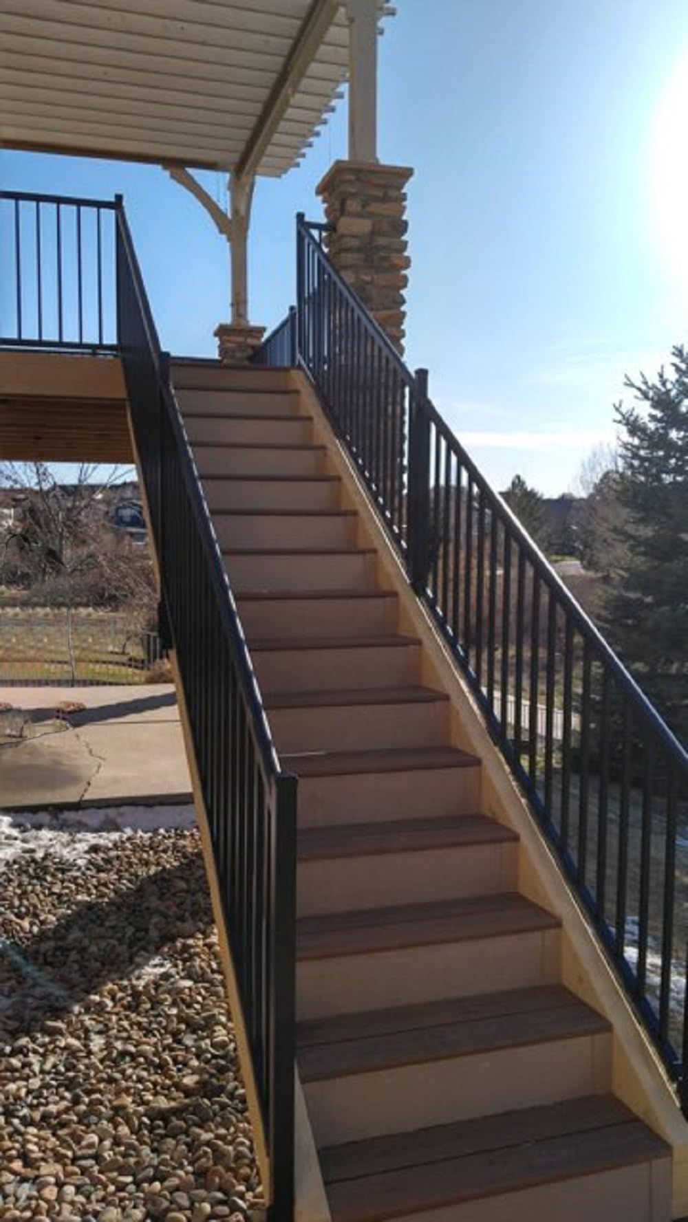Black 6' Stair Rail Kit X404