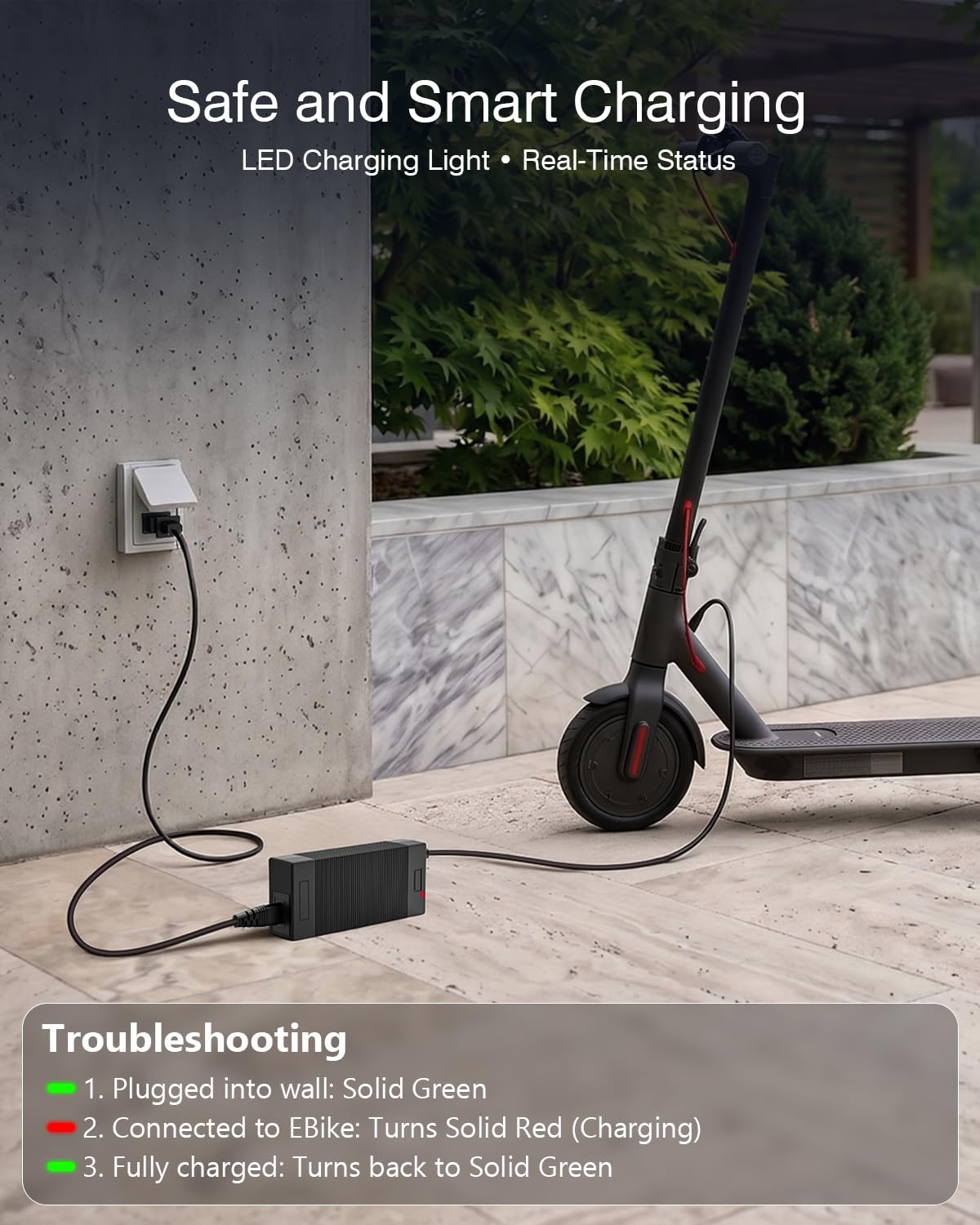 42V 2A Electric Scooter Charger T9613