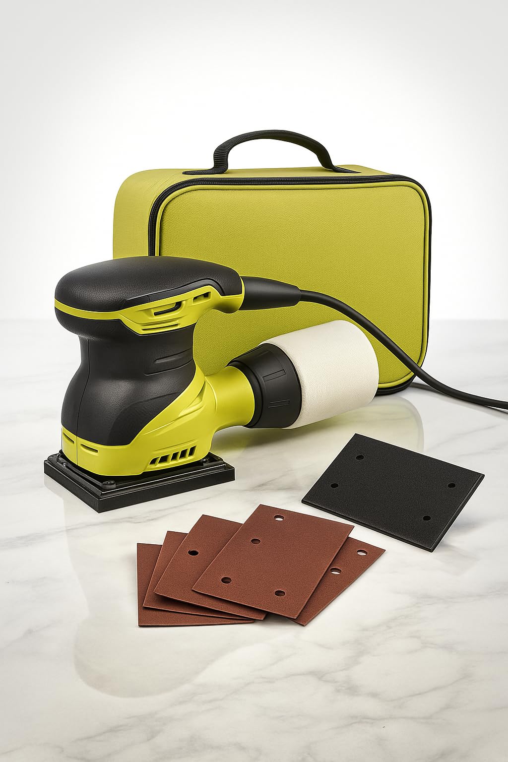 2 Amp Corded 1/4 Sheet Finishing Sander with Dust Collection Bag E139506