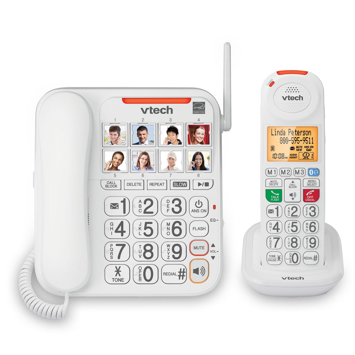 Amplified Corded Cordless Phone V919026