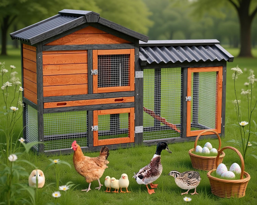 Wooden Chicken Coop I11171