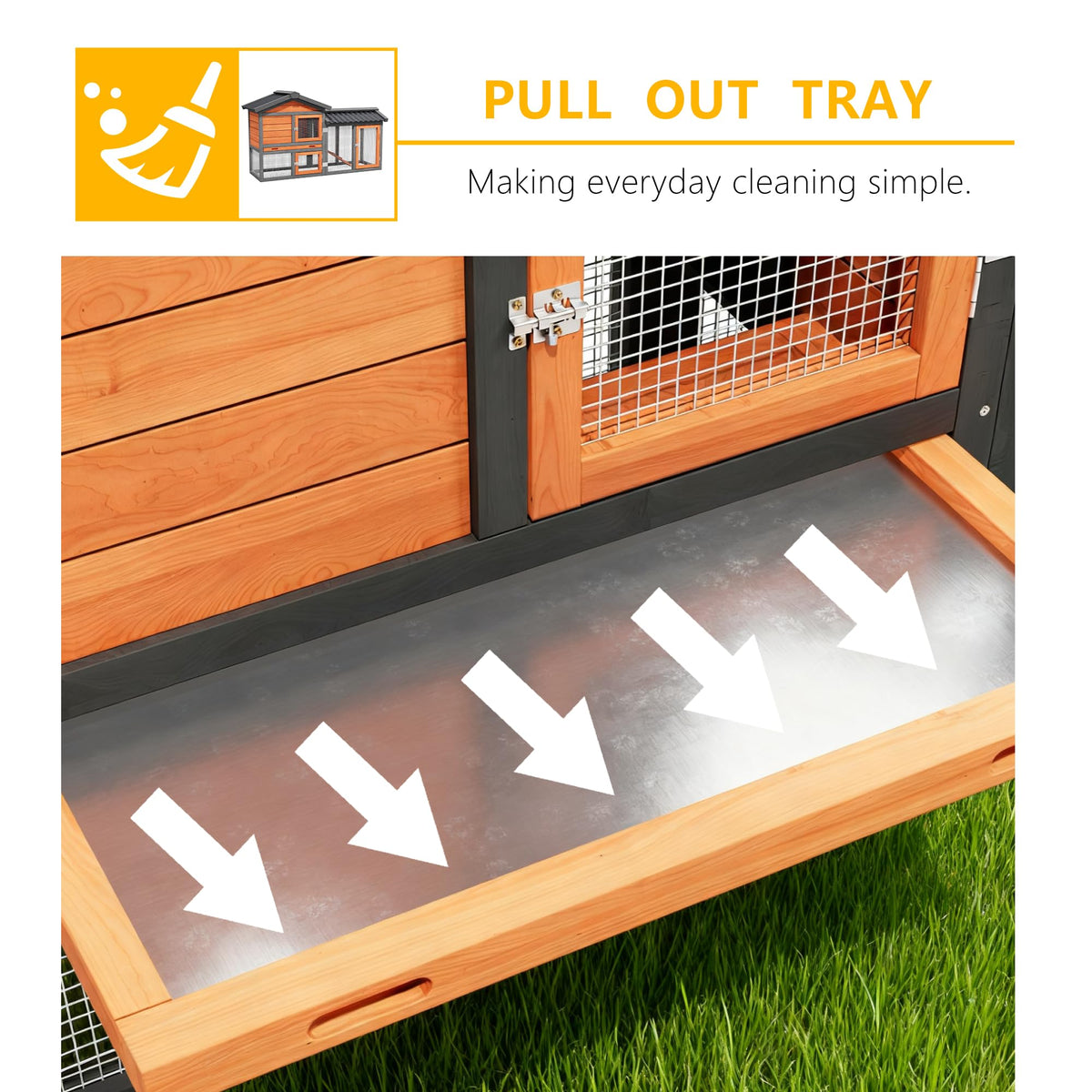 Wooden Chicken Coop I11171