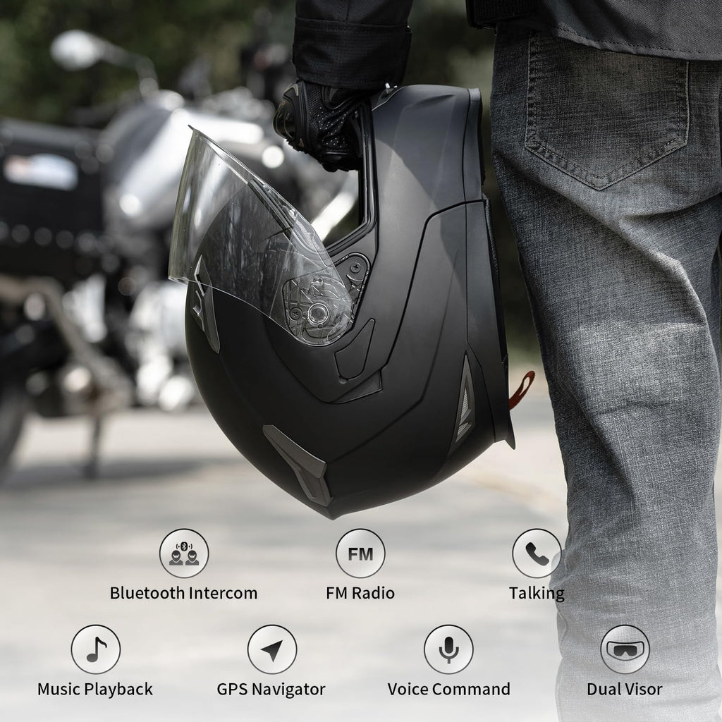 Flip-Up Modular Motorcycle Helmet G318319