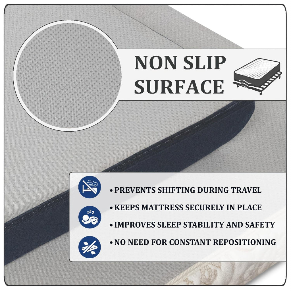 2" x 36" x 72" Gel Memory Foam Mattress Topper D443