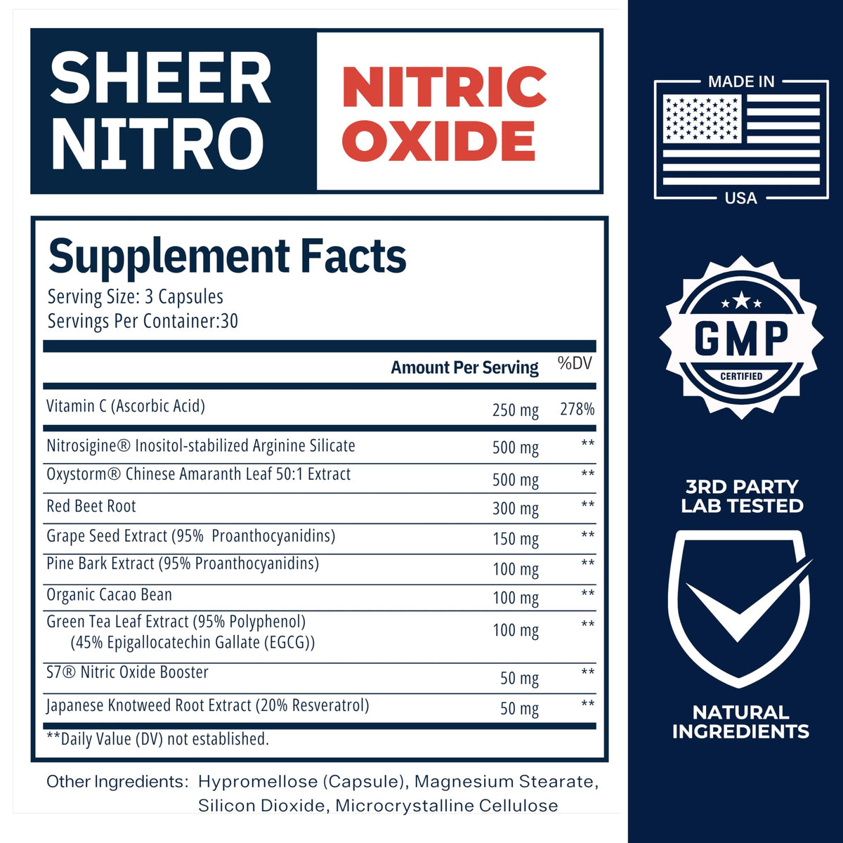 Nitric Oxide Supplement S397