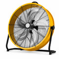 Industrial Drum Fan, 3-speed High Velocity Air Circulator With 5 Aluminum Blades, Adjustable Tilt Metal Floor Fan, 20in I63265
