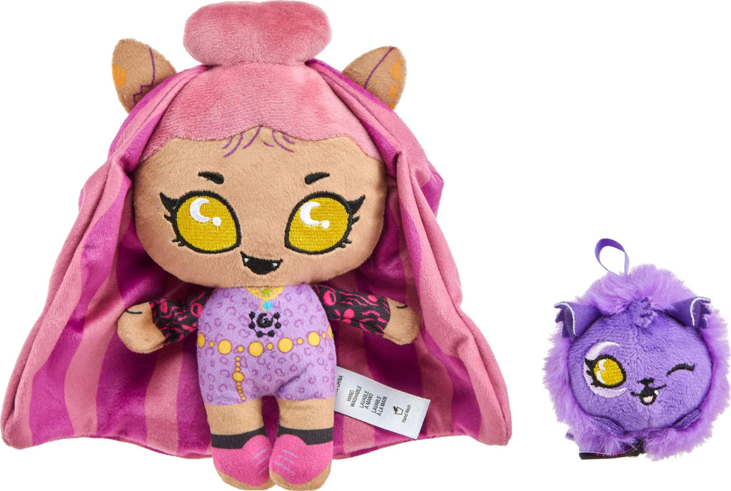 Plush Doll Set with Pet Dog and Backpack U675