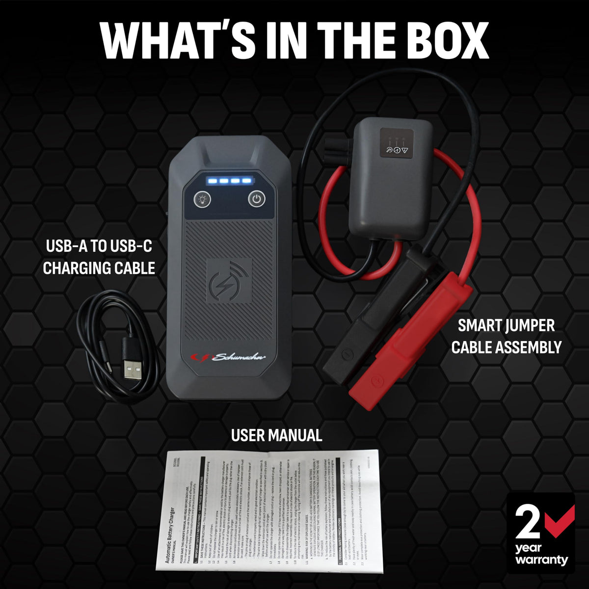 Portable Car Battery Jump Starter & Power Bank E712