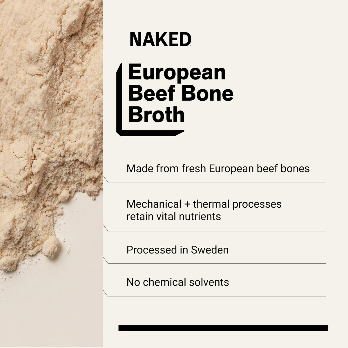Beef Bone Broth Protein Powder 21G Protein 17G Collagen Unflavored K255