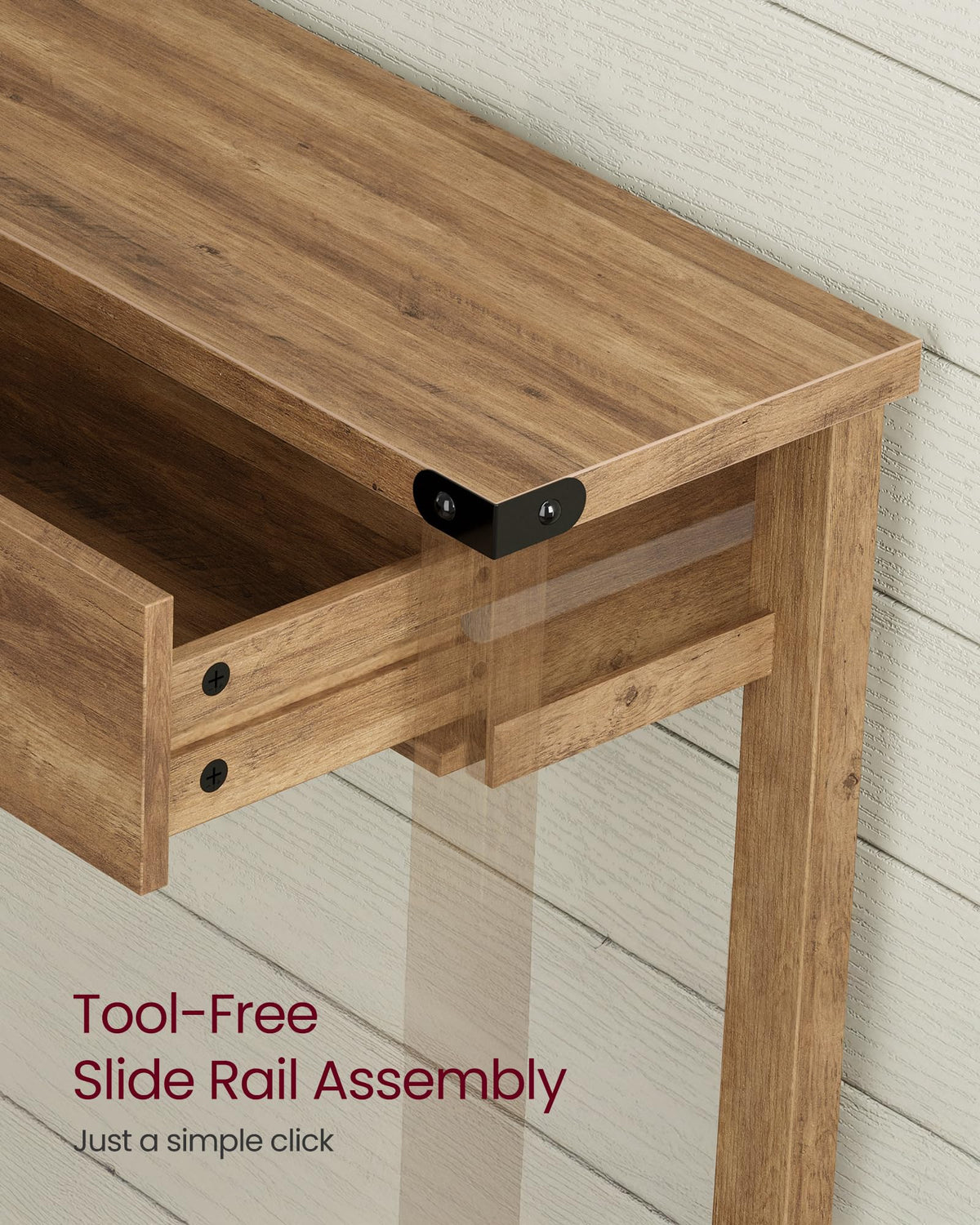 Narrow Console Table with 3 Drawers N209013