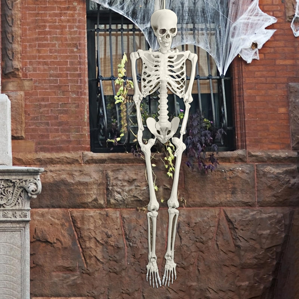 5.4FT Posable Skeleton with Movable Joints G552817