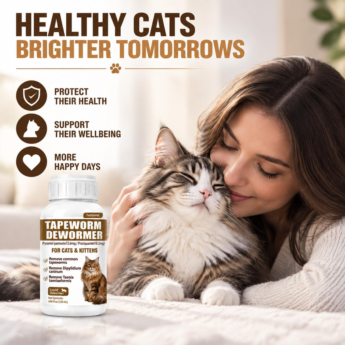 Cat Dewormer for Cats & Kittens M708