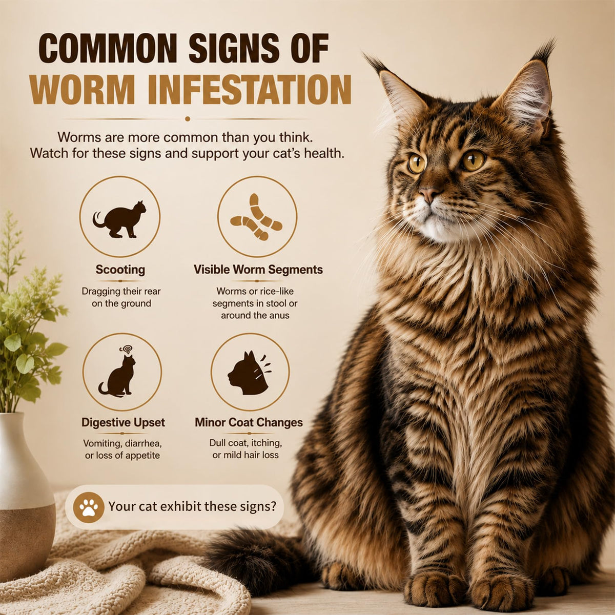 Cat Dewormer for Cats & Kittens M708