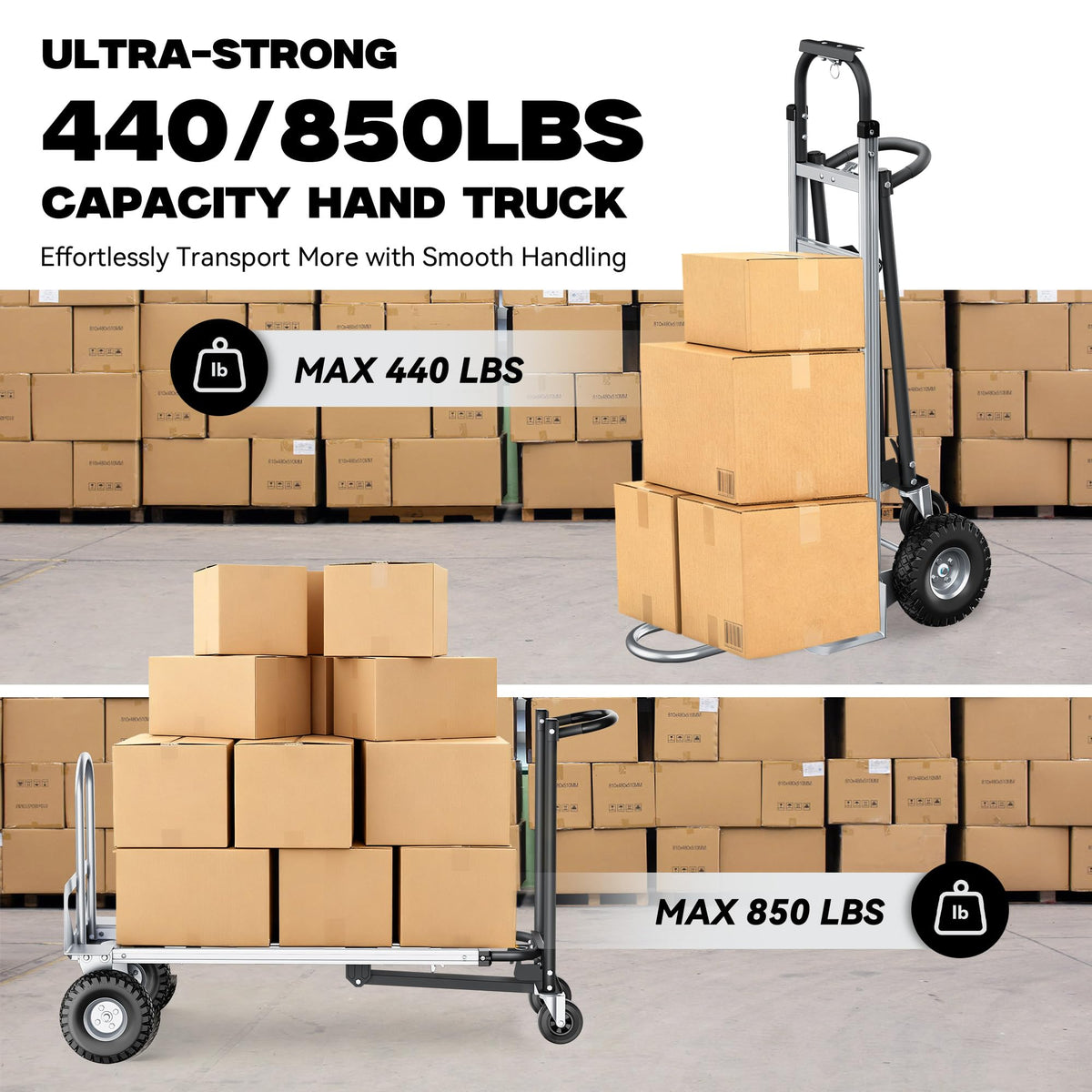 4-in-1 Convertible Dolly Cart S65180