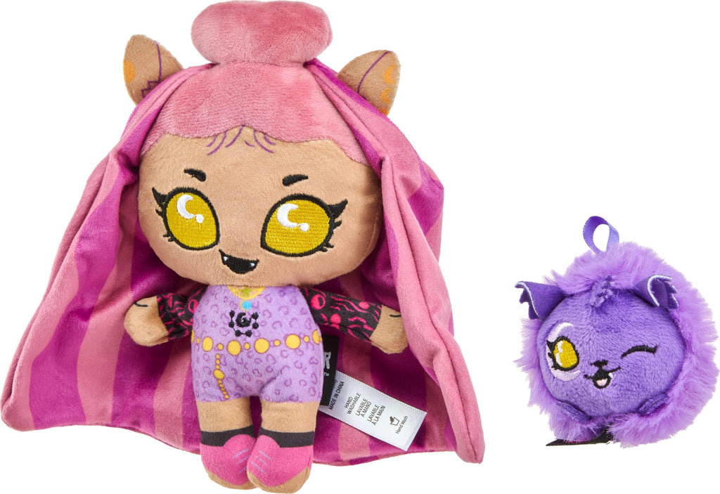 Plush Doll Set with Pet Dog and Backpack U675
