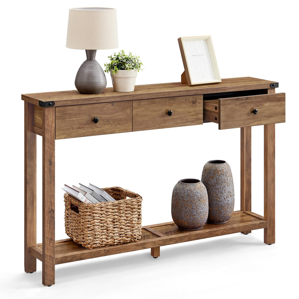 Narrow Console Table with 3 Drawers N209013