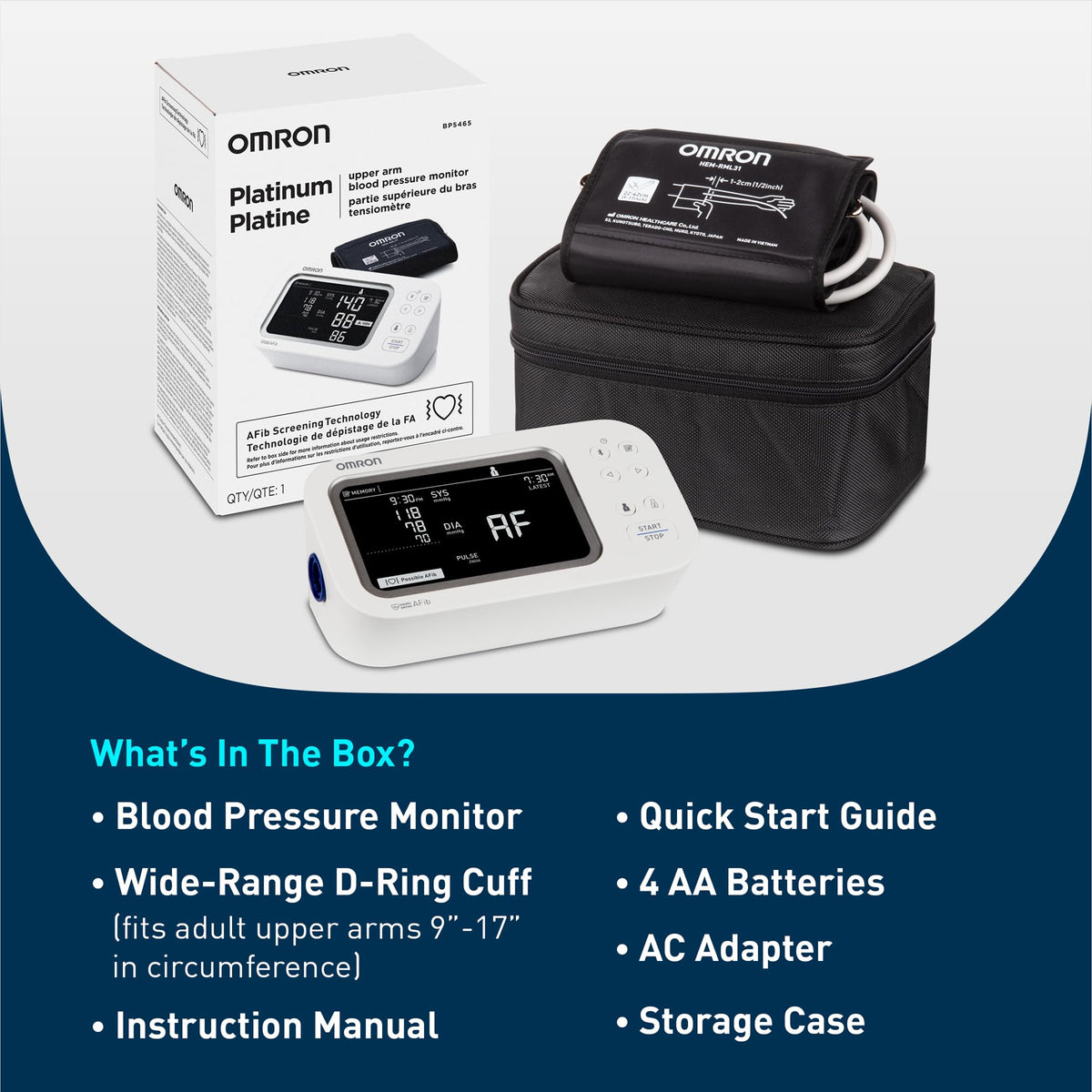 Blood Pressure Monitor & Upper Arm Cuff P73991